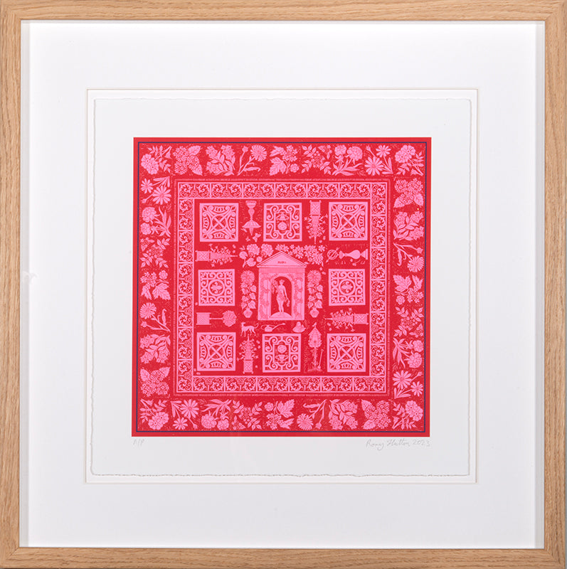 Temple of Flora by Rory Hutton is a giclee print, signed by the artist, from the edition of 30, published in 2023.