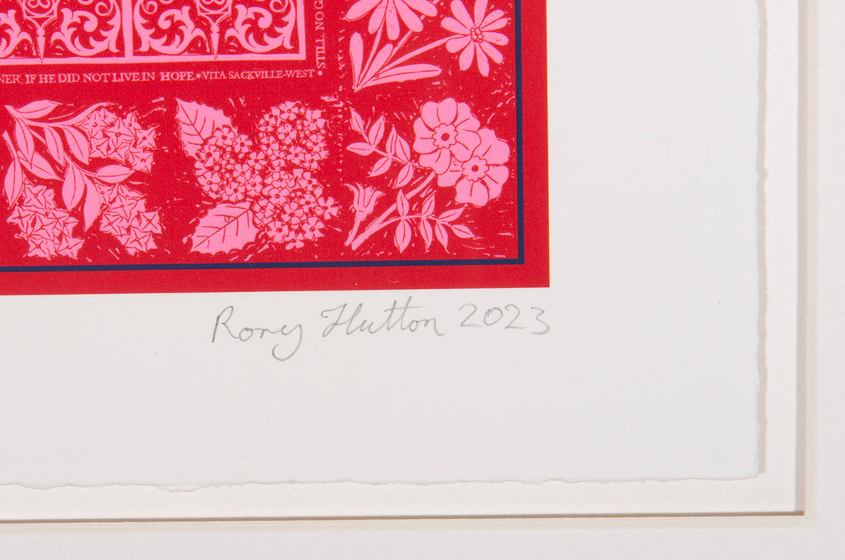 Temple of Flora by Rory Hutton is a giclee print, signed by the artist, from the edition of 30, published in 2023.