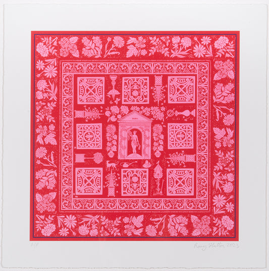 Temple of Flora by Rory Hutton is a giclee print, signed by the artist, from the edition of 30, published in 2023.