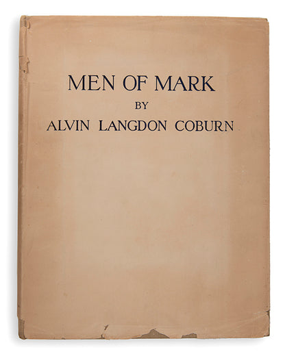 Alvin Langdon Coburn's Men of Mark with the scarce dust-jacket.