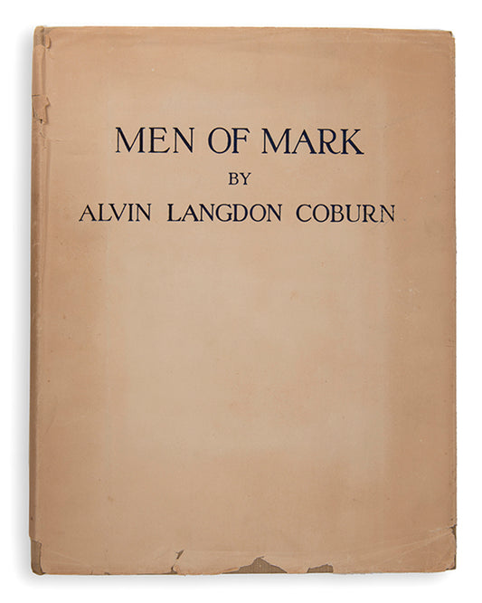 Alvin Langdon Coburn's Men of Mark with the scarce dust-jacket.