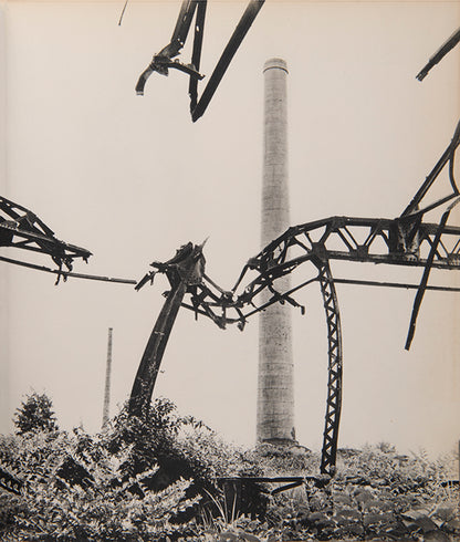 Nihon is concerned with Japan's post-war national identity. Tomatsu Shomei took most of the photographs between 1955 and 1967 while working for various publications. 