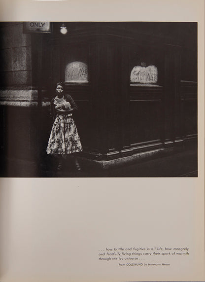 presentation copy of Dave Heath's A Dialogue with Solitude, the book on which is reputation largely rests.
