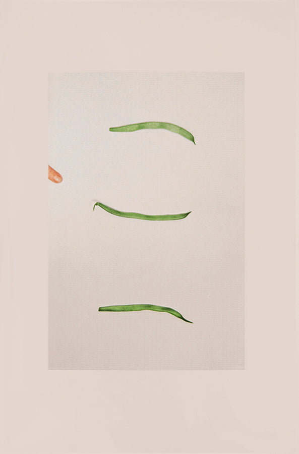 An exhibited copy of this highlight among 1970s conceptual artists' books. In the introduction, John Baldessari explains that Choosing Green Beans documents a game devised for two players.