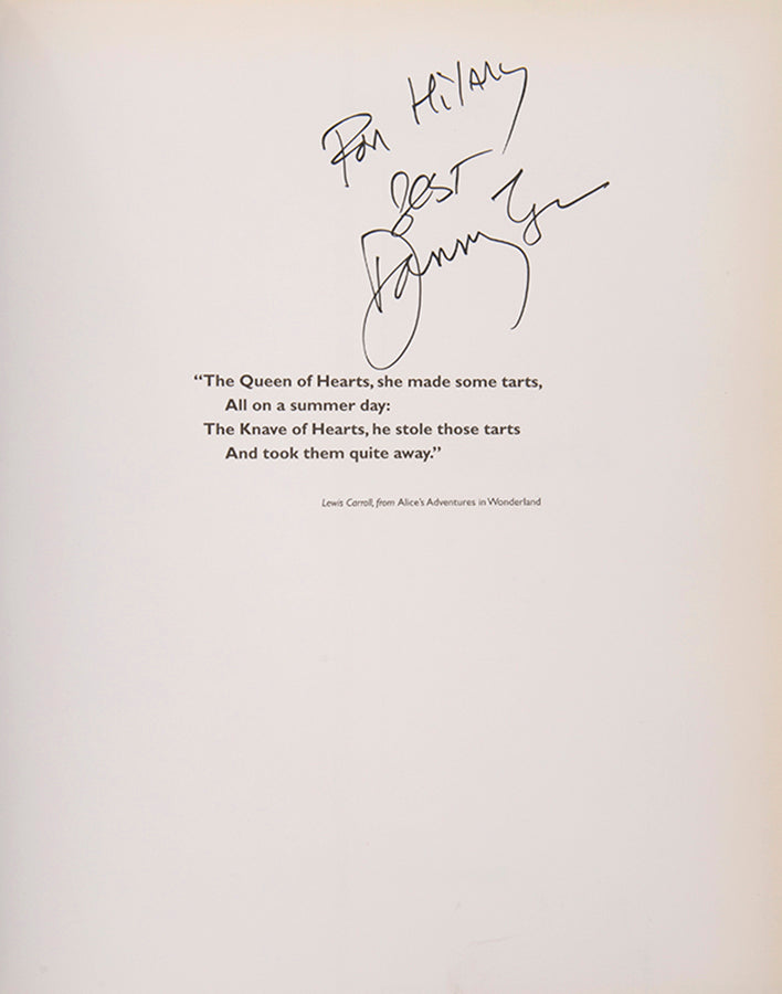 Presentation copy of Knave of Hearts, Danny Lyon's memoir.