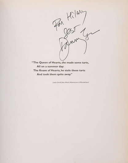 Presentation copy of Knave of Hearts, Danny Lyon's memoir.