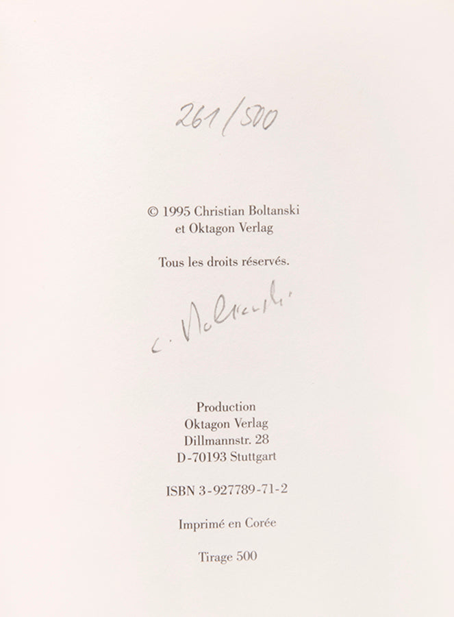 Les Vacances à Berck-Plage features photographs Christian Boltanski took in 1975 on the beach and in the popular seaside town of Berck-sur-Mer in Northern France.
