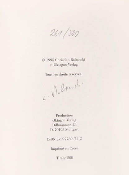 Les Vacances à Berck-Plage features photographs Christian Boltanski took in 1975 on the beach and in the popular seaside town of Berck-sur-Mer in Northern France.