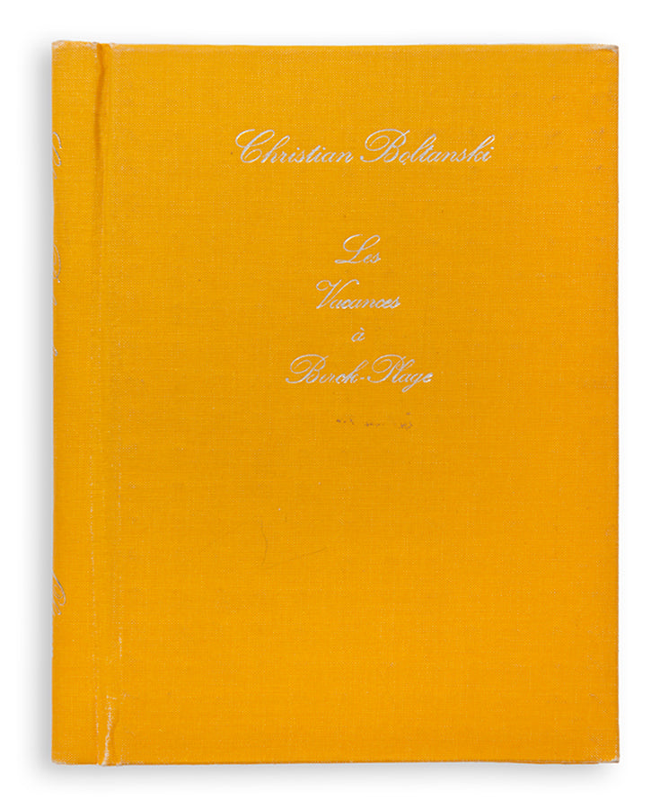 Les Vacances à Berck-Plage features photographs Christian Boltanski took in 1975 on the beach and in the popular seaside town of Berck-sur-Mer in Northern France.
