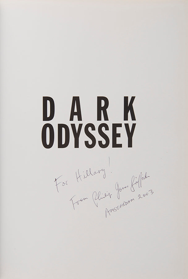Presentation copy of Philip Jones Griffiths's Dark Odyssey.