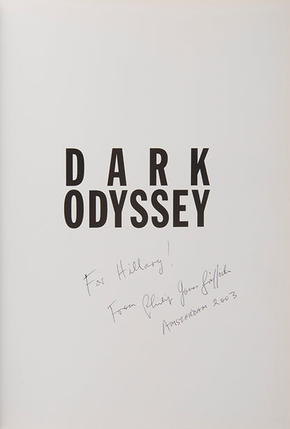 Presentation copy of Philip Jones Griffiths's Dark Odyssey.