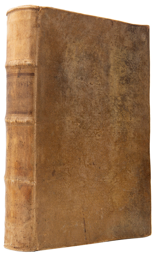 The edition princeps of Aldrovandi Ullise's Ornithologiae, a celebrated treatise on birds illustrated with woodcuts.