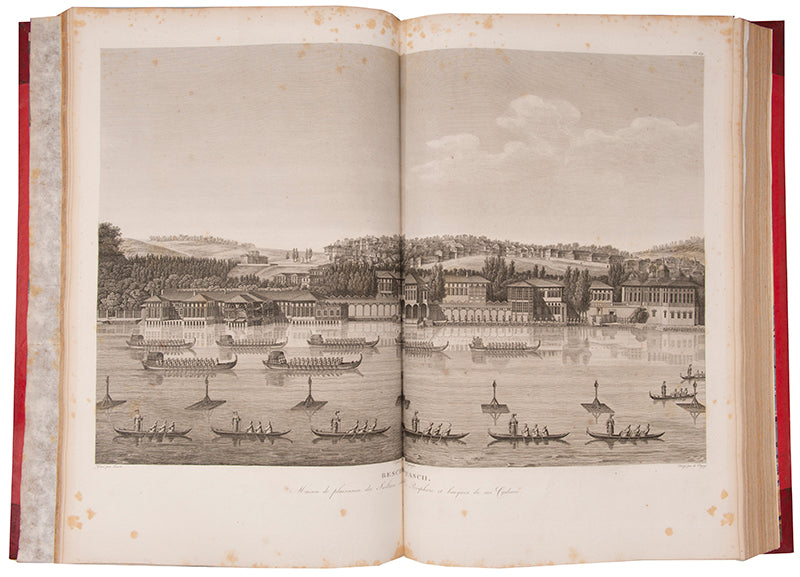 Rothschild copy of D'Ohsson's vast survey of the Ottoman Empire with engravings by the foremost illustrators of the day, including a superb double-page view of Mecca.