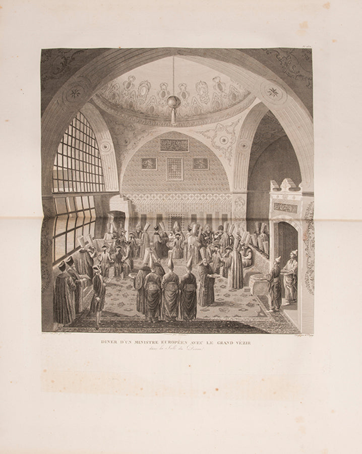 Rothschild copy of D'Ohsson's vast survey of the Ottoman Empire with engravings by the foremost illustrators of the day, including a superb double-page view of Mecca.