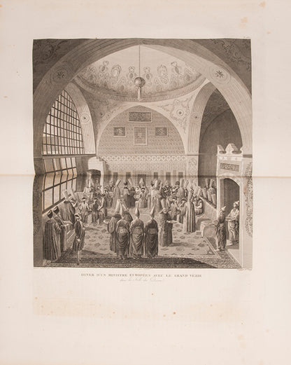 Rothschild copy of D'Ohsson's vast survey of the Ottoman Empire with engravings by the foremost illustrators of the day, including a superb double-page view of Mecca.