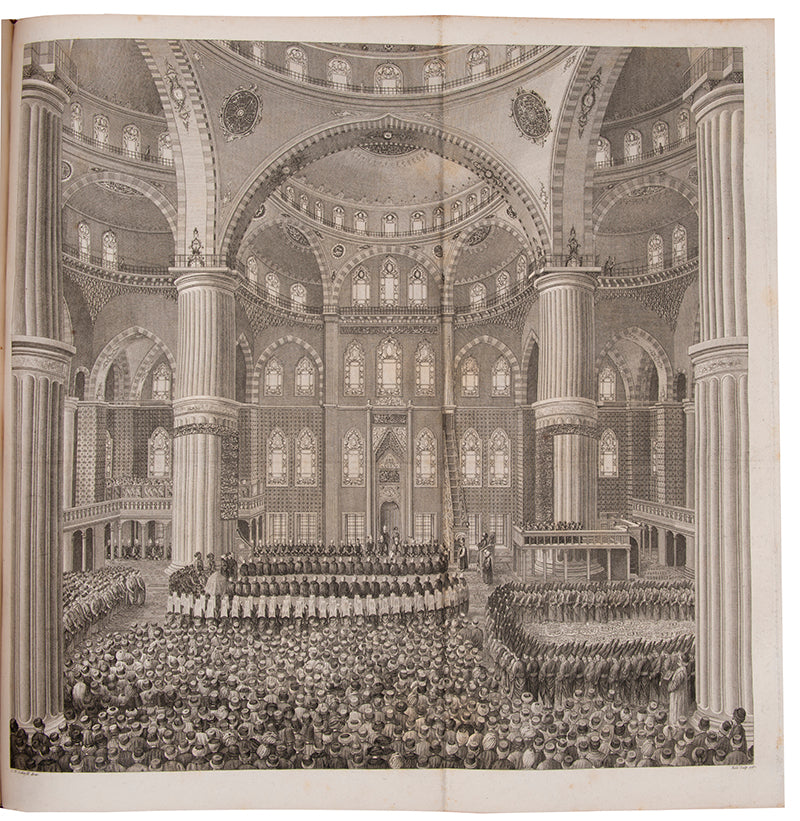 Rothschild copy of D'Ohsson's vast survey of the Ottoman Empire with engravings by the foremost illustrators of the day, including a superb double-page view of Mecca.