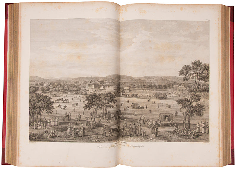 Rothschild copy of D'Ohsson's vast survey of the Ottoman Empire with engravings by the foremost illustrators of the day, including a superb double-page view of Mecca.