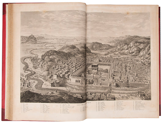 Rothschild copy of D'Ohsson's vast survey of the Ottoman Empire with engravings by the foremost illustrators of the day, including a superb double-page view of Mecca.