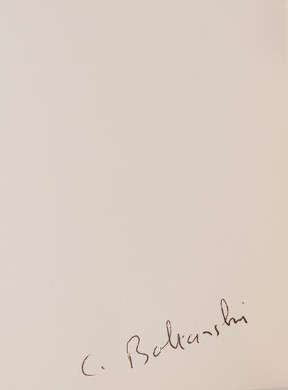 Signed copy of 10 Portraits Photographiques. An artists' book, which contains a series of portraits purportedly showing Christian Boltanski aged 2, 3, 5, 7, 9, 10, 11, 14, 17, and 20. 
