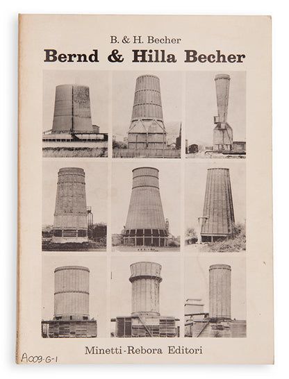 This book was issued in the 'Flying Artbooks' series curated by Germano Celant to coincide with an exhibition of Bernd & Hilla Becher's photographs at Galleriaforma, Genoa, their first exhibition in Italy.