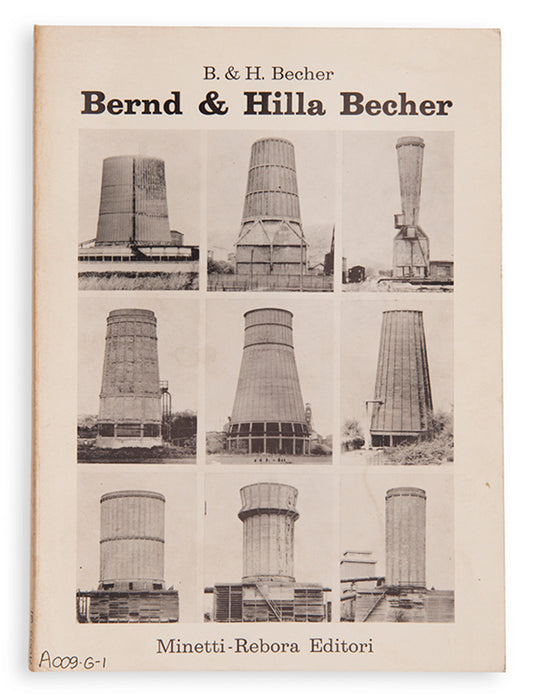 This book was issued in the 'Flying Artbooks' series curated by Germano Celant to coincide with an exhibition of Bernd & Hilla Becher's photographs at Galleriaforma, Genoa, their first exhibition in Italy.