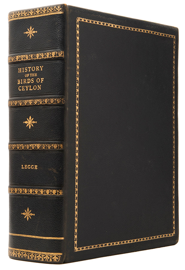 First Edition of Legge's important monograph on the 371 birds of Ceylon.