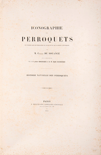 Souancé's Perroquets is one of the three great French parrot books