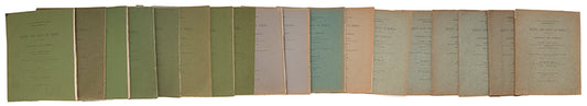 The enlarged second edition of North's comprehensive survey of the birds' nests and eggs of Australia and Tasmania, in the original printed wrappers.