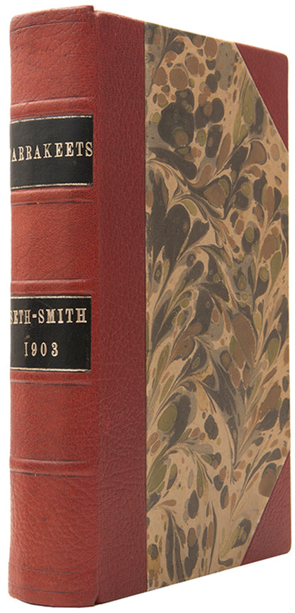 The first edition of Davd Seth-Smith monograph on Parakeets illustrated with 20 colour plates, 19 of which are hand-coloured.