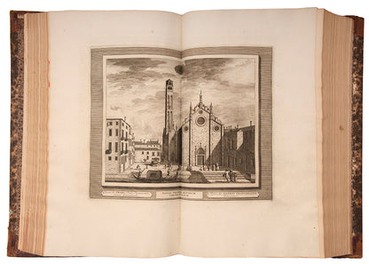 Splendor Magnificentissimae Urbis Venetiarum by Johann Georh Graevius, with folding panorama and plan of the city after Blaeu.
