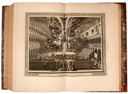 Splendor Magnificentissimae Urbis Venetiarum by Johann Georh Graevius, with folding panorama and plan of the city after Blaeu.