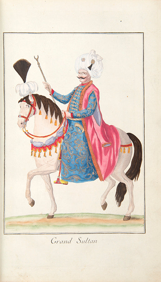 Recueil des differens costumes des peoples sujets de l'empire othoman. [bound with] [Die algierische Hofstaat, dabei die beiden Brüder Wolfgang im Sclavendienst].