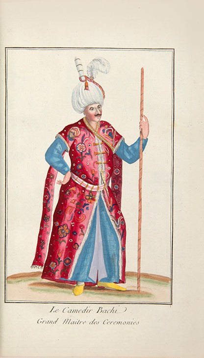 Recueil des differens costumes des peoples sujets de l'empire othoman. [bound with] [Die algierische Hofstaat, dabei die beiden Brüder Wolfgang im Sclavendienst].