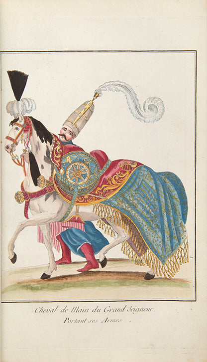 Recueil des differens costumes des peoples sujets de l'empire othoman. [bound with] [Die algierische Hofstaat, dabei die beiden Brüder Wolfgang im Sclavendienst].