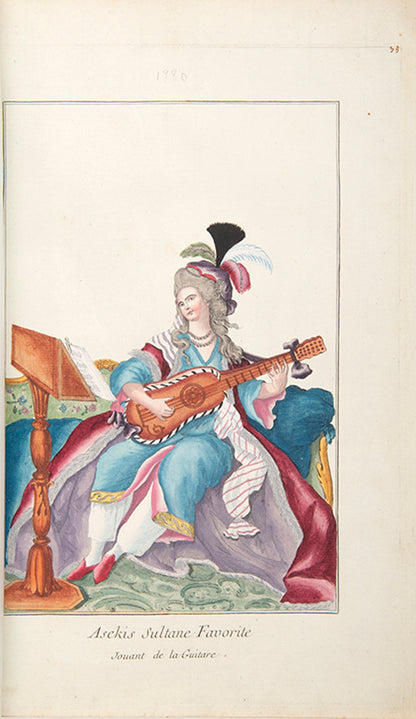 Recueil des differens costumes des peoples sujets de l'empire othoman. [bound with] [Die algierische Hofstaat, dabei die beiden Brüder Wolfgang im Sclavendienst].