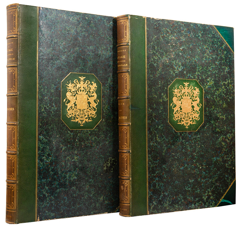 A fine set of Demidoff's most sought-after illustrated books from the Rothschild-Ferrières library
