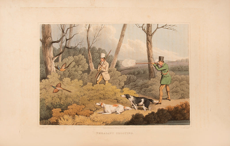 The Schwerdt-Jeanson copy of the rare first edition, first issue of The National Sports of Greta Britain by Henry Alken.