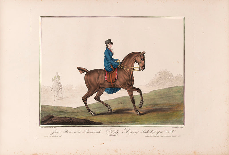 A fine copy of Recueil de chevaux de tous genres by Carle and Horace Vernet, a remarkable series of hand-coloured lithographs of horses.