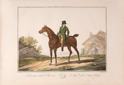 A fine copy of Recueil de chevaux de tous genres by Carle and Horace Vernet, a remarkable series of hand-coloured lithographs of horses.