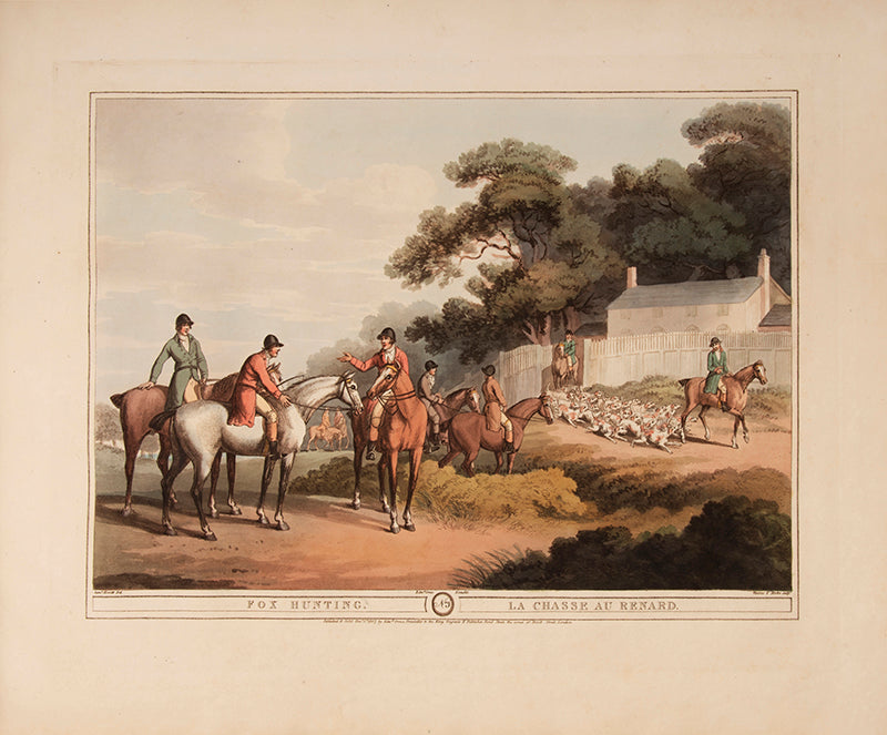 First and only edition of Orme's Collection of British Field Sports by Samuel Howitt.