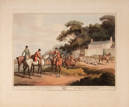 First and only edition of Orme's Collection of British Field Sports by Samuel Howitt.