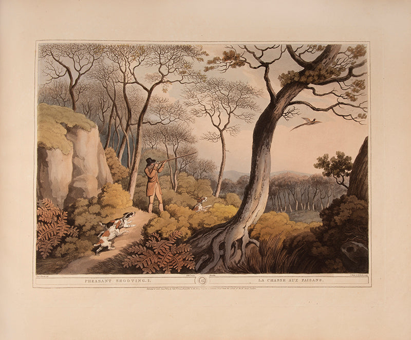 First and only edition of Orme's Collection of British Field Sports by Samuel Howitt.