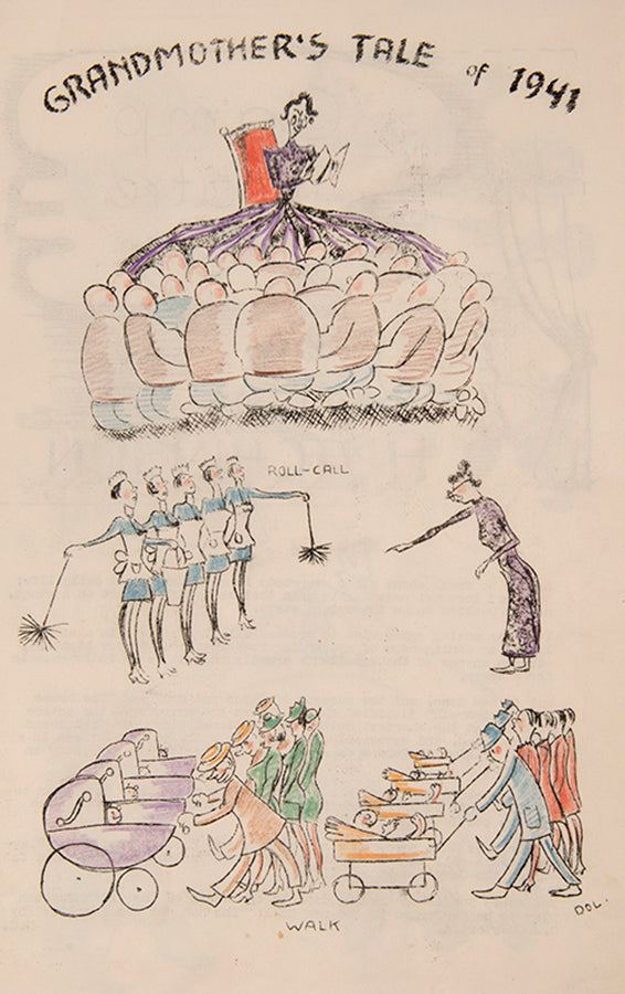 The Camp Almanac 1940-41 is a special end-of-year double issue of The Camp newspaper, produced by detainees of Hutchinson Internment Camp on the Isle of Man. This copy signed or inscribed by many of the contributors including Kurt Schwitters.