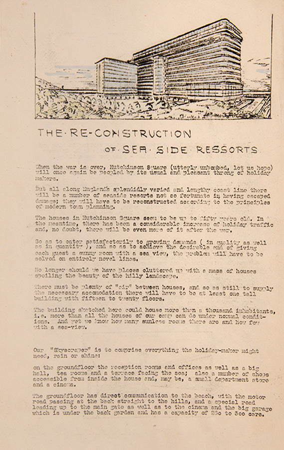 The Camp Almanac 1940-41 is a special end-of-year double issue of The Camp newspaper, produced by detainees of Hutchinson Internment Camp on the Isle of Man. This copy signed or inscribed by many of the contributors including Kurt Schwitters.