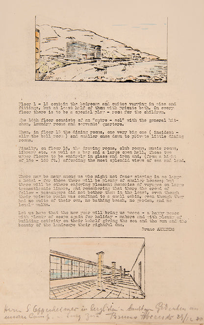 The Camp Almanac 1940-41 is a special end-of-year double issue of The Camp newspaper, produced by detainees of Hutchinson Internment Camp on the Isle of Man. This copy signed or inscribed by many of the contributors including Kurt Schwitters.