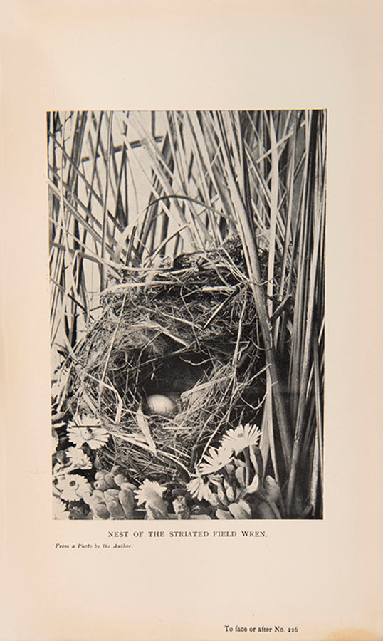 The scarce variant issue in two volumes of Archibald Campbell's Nests and Eggs of Australia, richly illustrated with 28 chromolithographs and 121 photographic plates.