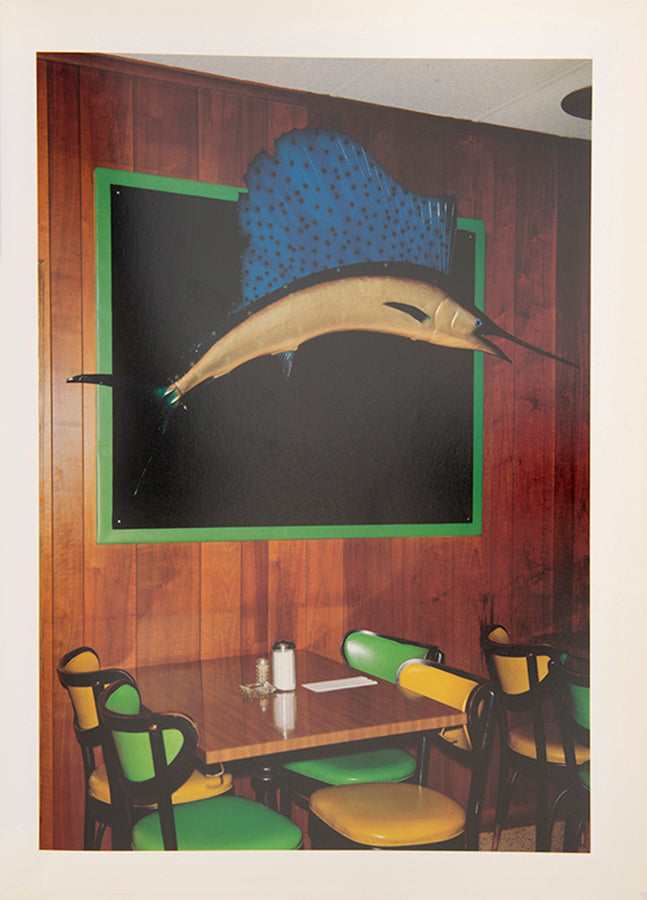 5 x 7 contains photographs that Eggleston made in the early 1970s using a large-format camera, including many taken in some of the nightclubs he frequented