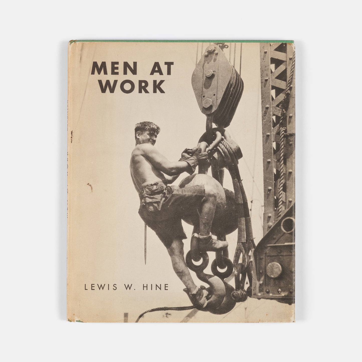 An important presentation copy of Lewis Hine's Men at Work, inscribed to Owen R. Lovejoy who served as the general secretary of the National Child Labor Committee from 1907 to 1926, where Lewis Hine was a staff photographer and art director of their magazine