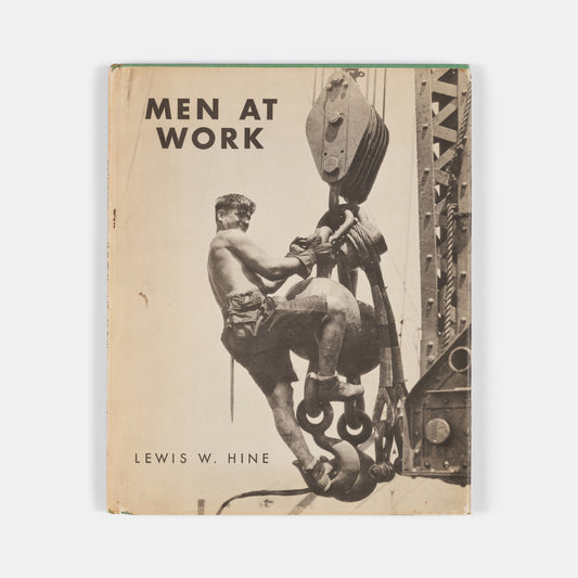 An important presentation copy of Lewis Hine's Men at Work, inscribed to Owen R. Lovejoy who served as the general secretary of the National Child Labor Committee from 1907 to 1926, where Lewis Hine was a staff photographer and art director of their magazine