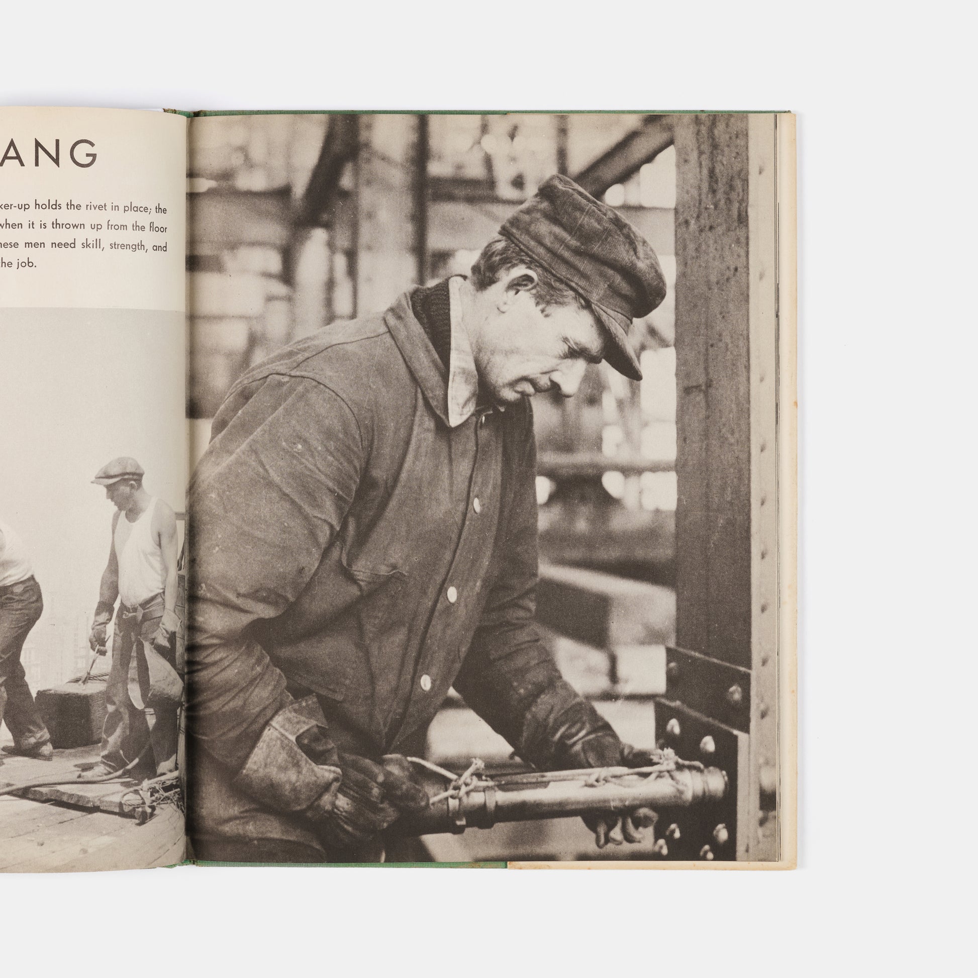 An important presentation copy of Lewis Hine's Men at Work, inscribed to Owen R. Lovejoy who served as the general secretary of the National Child Labor Committee from 1907 to 1926, where Lewis Hine was a staff photographer and art director of their magazine